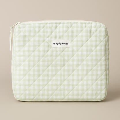 Quilted Plaid Cosmetic Organizer - Vonnera