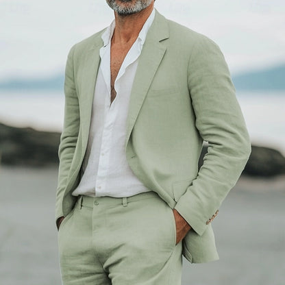Linen Two Piece Suit - Vonnera
