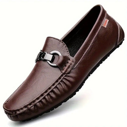 Marco Men's Faux Leather Loafers Comfortable - Vonnera