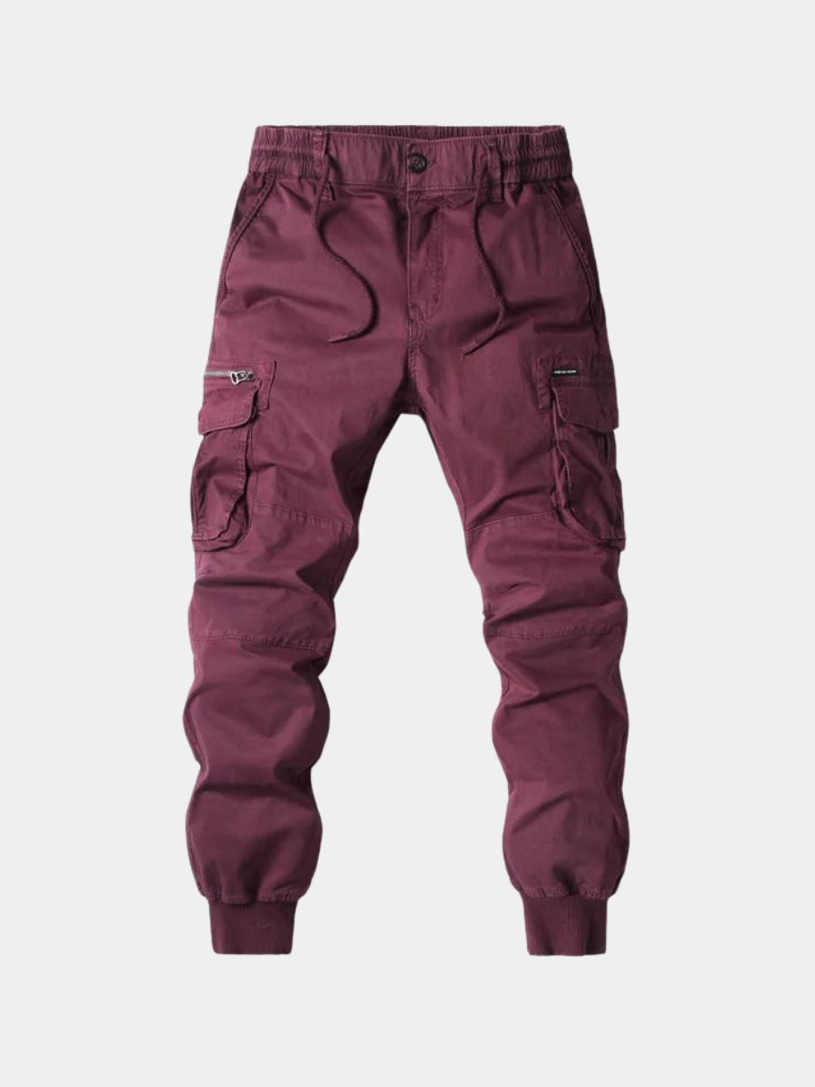 Men's Cargo Jogger Pants Cuffed Hem - Vonnera
