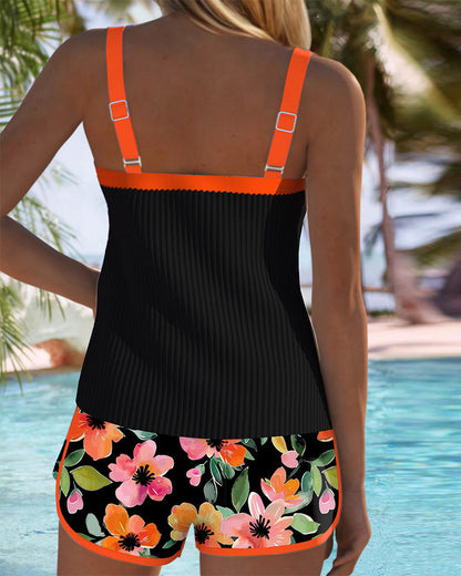 Women's Tummy Control Tankini Swimsuit