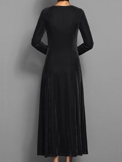 Women's Maxi Dress Long Sleeves