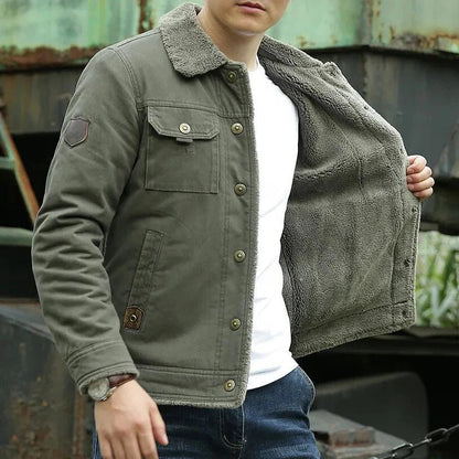 AeroGuard Men's Versatile Comfort Jacket: Structured Warmth, Mobility, and Style