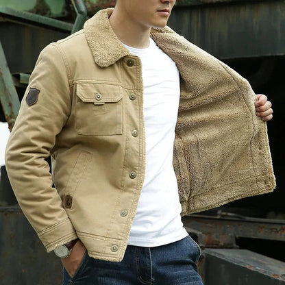AeroGuard Men's Versatile Comfort Jacket: Structured Warmth, Mobility, and Style