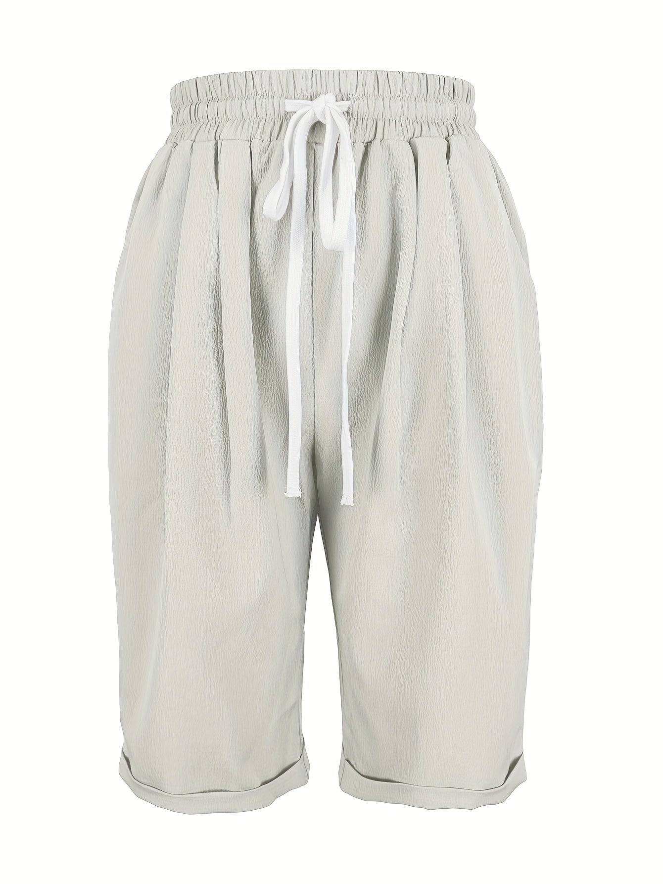 Women's Drawstring Knee Length Shorts