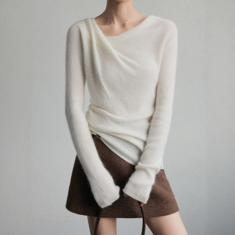 Women's Relaxed Fit Knit Sweater Cozy Casual - Vonnera