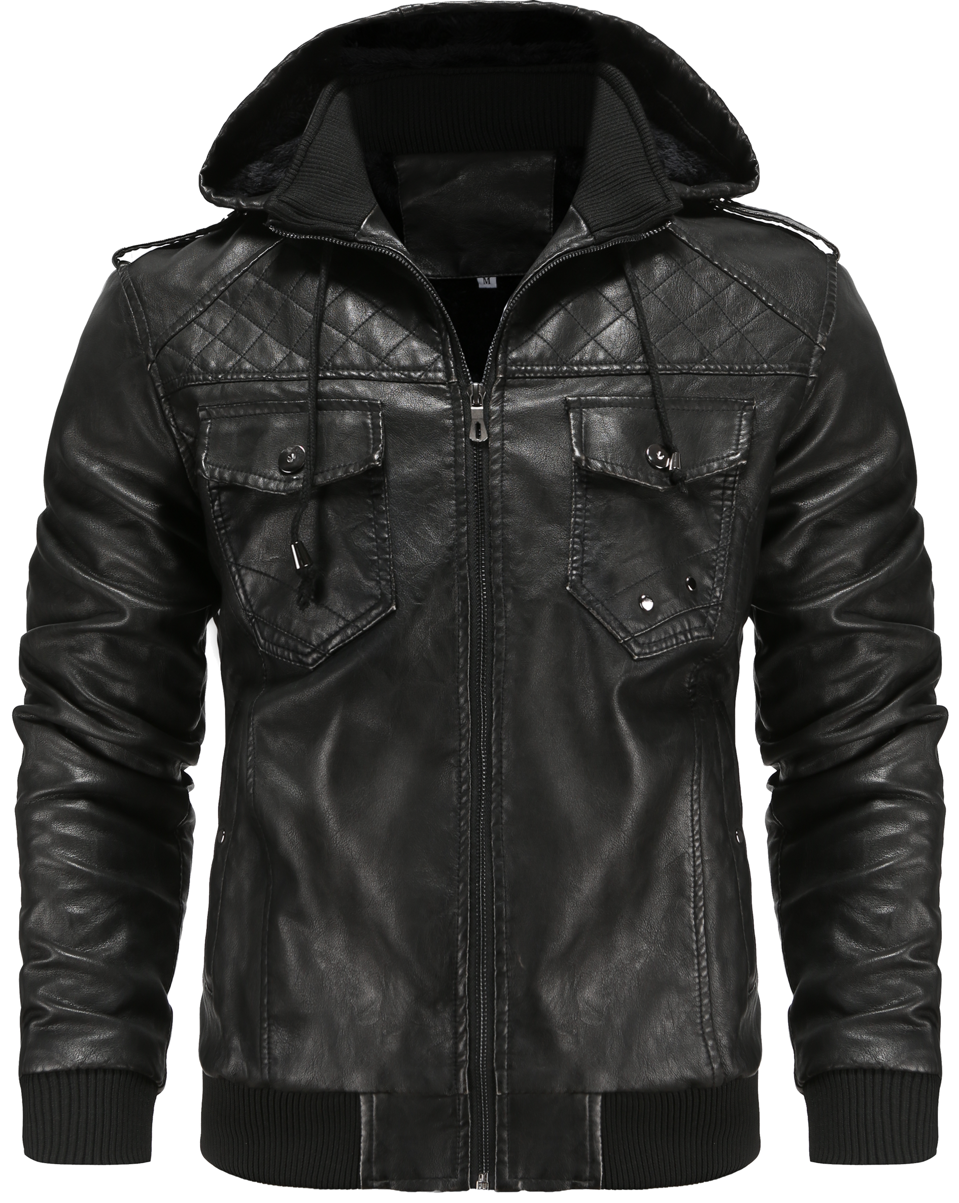 Men's Hooded Bomber Jacket - Vonnera