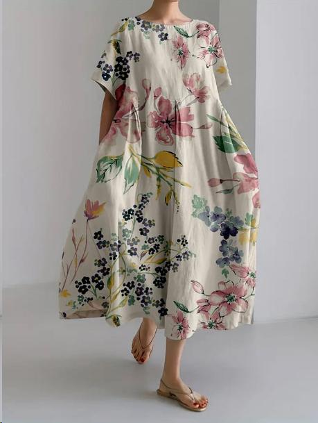 Image of Alana | Women's A-Line Midi Dress
