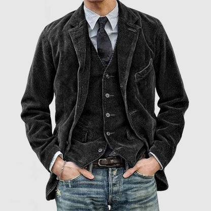 Men's Corduroy Blazer Jacket - Vonnera