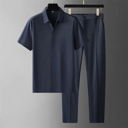 Grayson Men's Two Piece Polo Pants Set