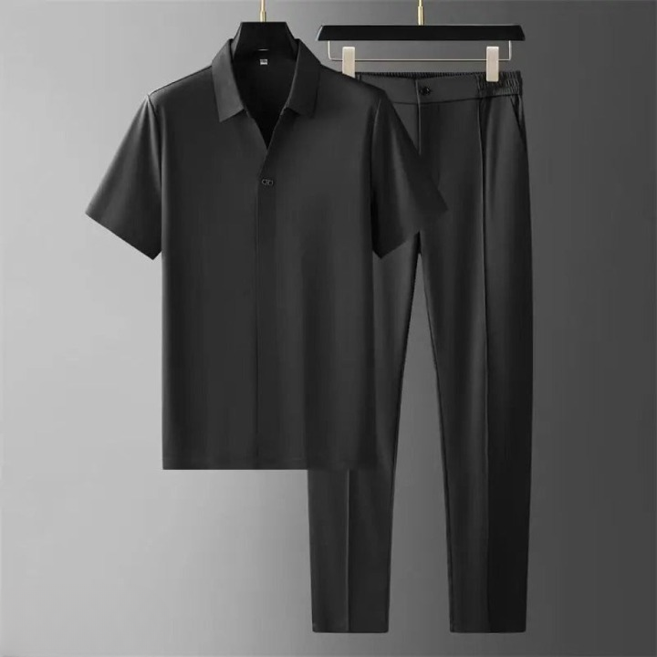 Grayson Men's Two Piece Polo Pants Set