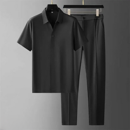 Grayson Men's Two Piece Polo Pants Set