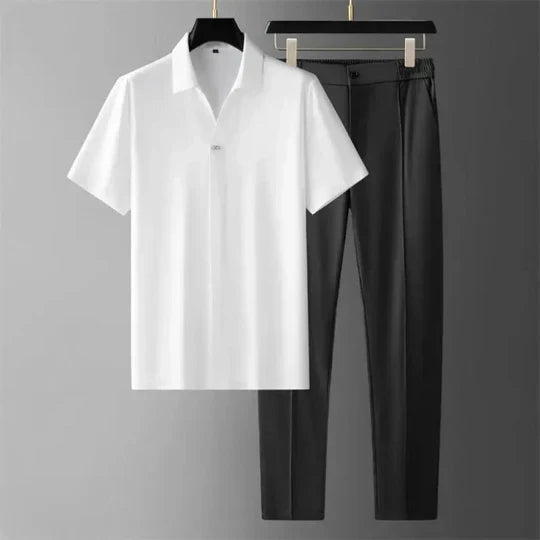 Men's Two-Piece Suit Set Wool Blend Transitional