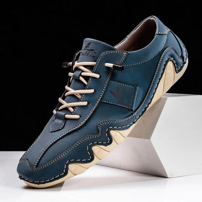 Men's Lace-Up Casual Shoes Leather - Vonnera