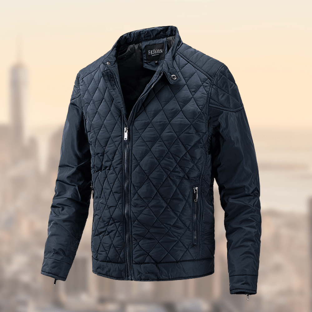 Men's Slim Fit Quilted Jacket - Vonnera