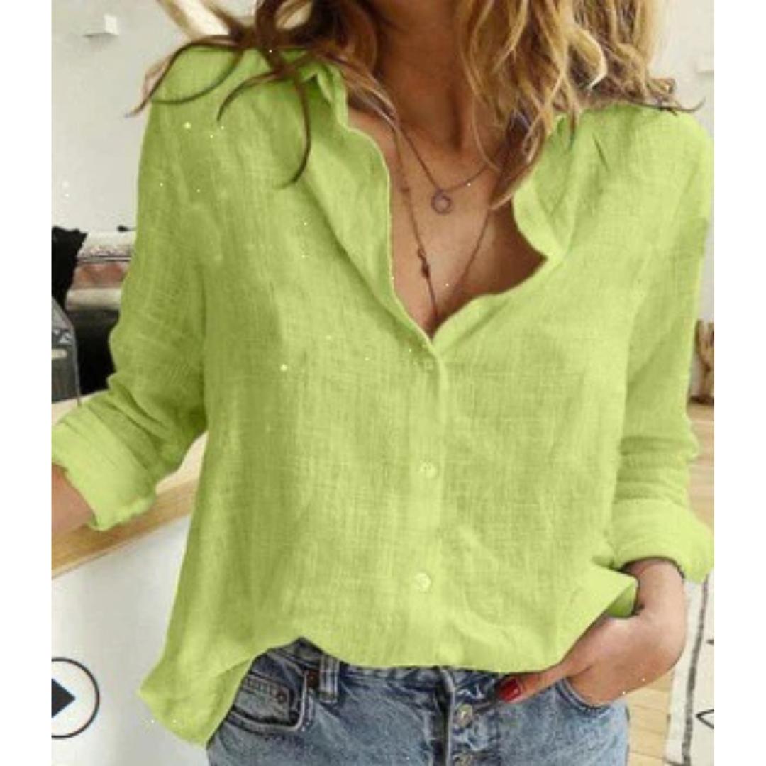 Image of Alice | Women's Button-Down Blouse Shirt