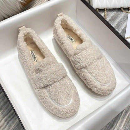 Women's Flat Textured Slip-On Loafers