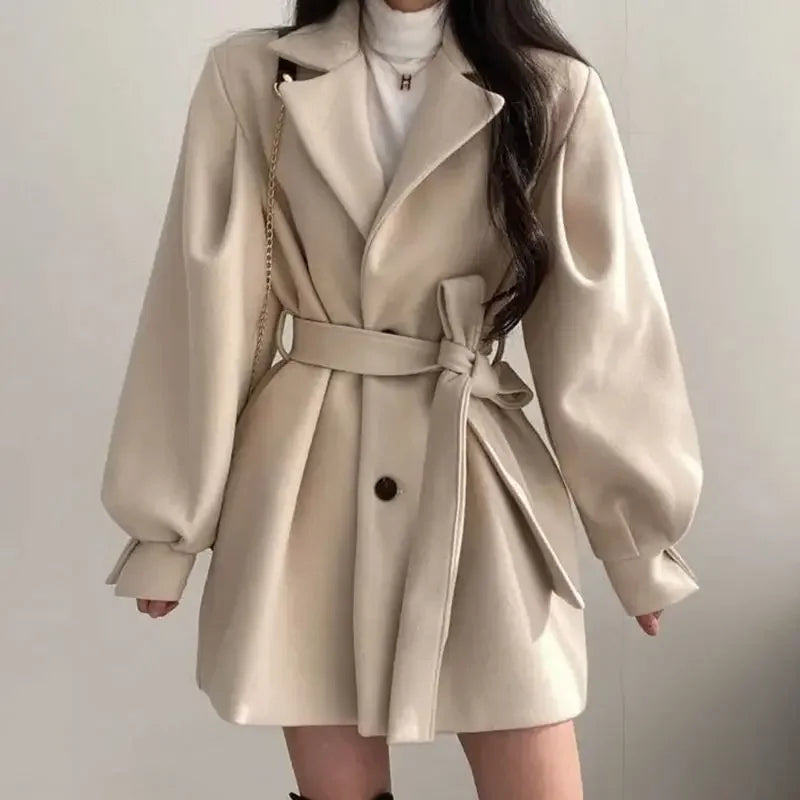 Women's Oversized Wrap Coat - Vonnera
