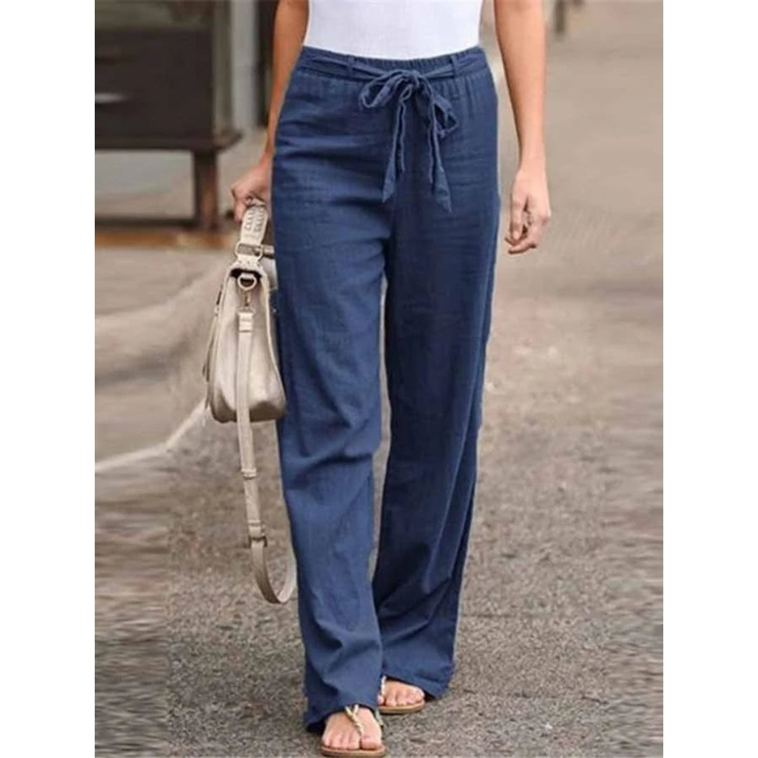 Women's Wide Leg Chino Pants - Vonnera