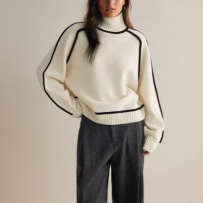 Women's Folded High Neck Sweater