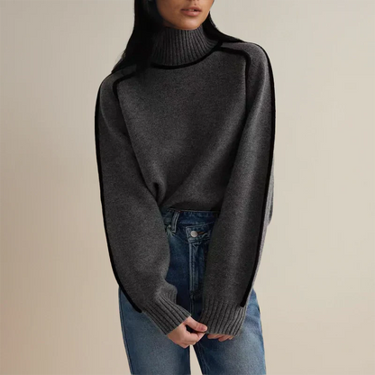 Women's Folded High Neck Sweater