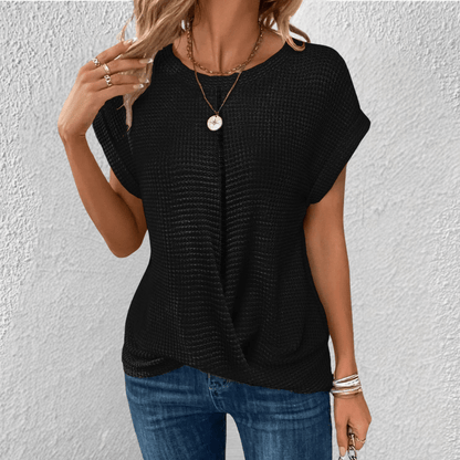 Women's Waffle Knit Twist Amber