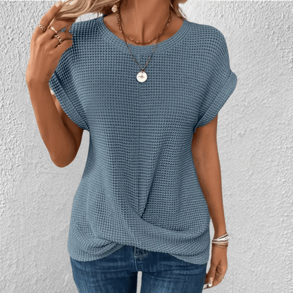 Women's Waffle Knit Twist Amber
