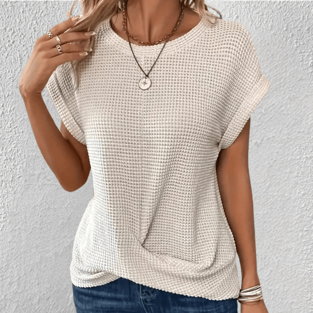 Women's Waffle Knit Twist Amber