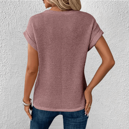 Women's Waffle Knit Twist Amber