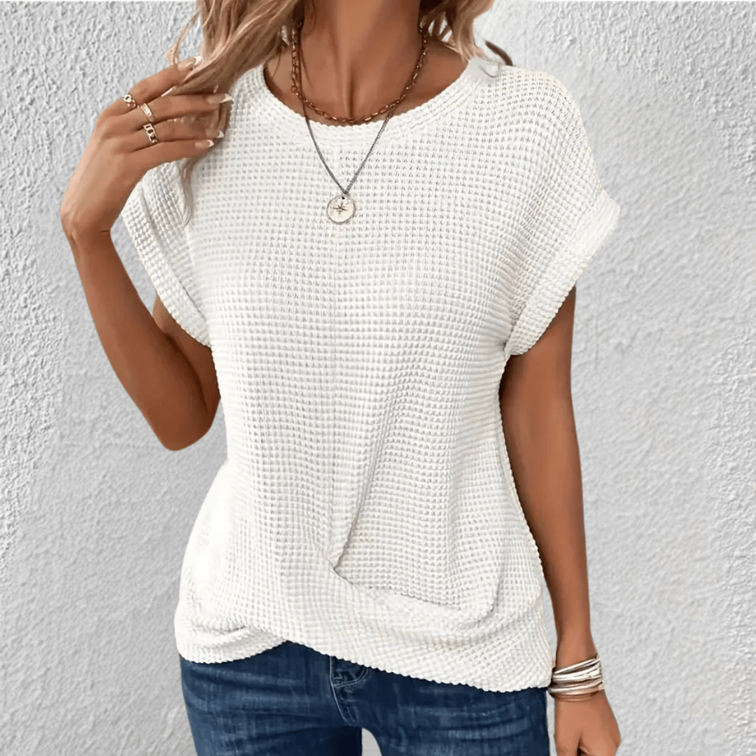 Women's Waffle Knit Twist Amber