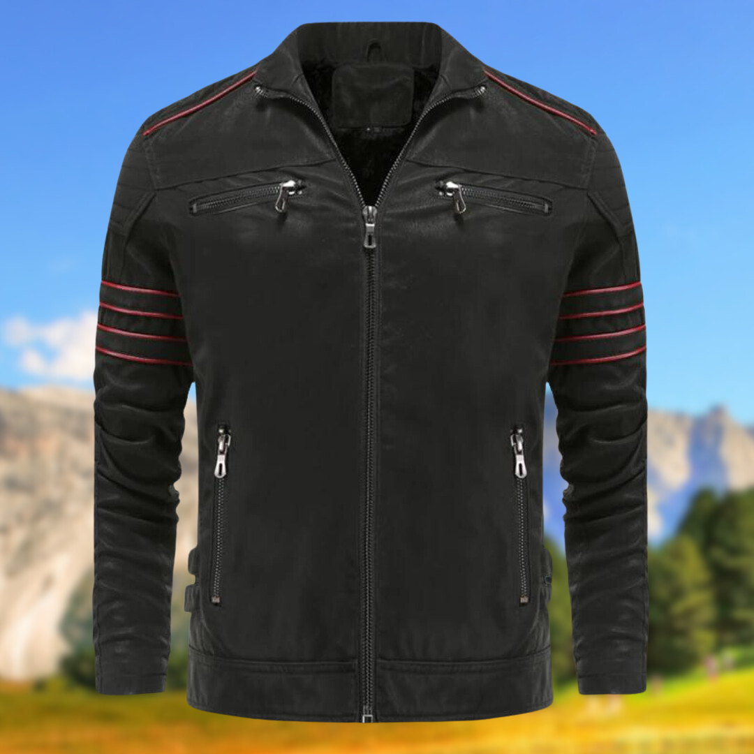 Men's Slim Fit Racing Jacket - Vonnera