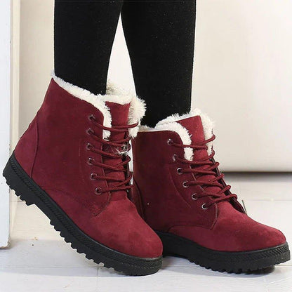 Women's Ankle Boots Platform Lace Up