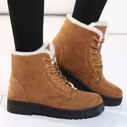 Women's Ankle Boots Platform Lace Up