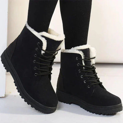 Women's Flat Boots Front Lace - Vonnera