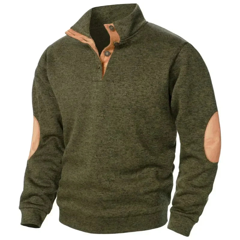 Men's V-Neck Casual Sweatshirt