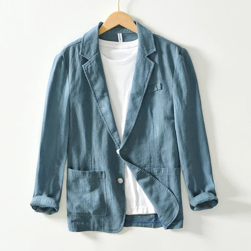 Men's Single-Breasted Blazer Notch Lapel Casual - Vonnera