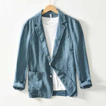 Men's Single-Breasted Blazer Notch Lapel Casual - Vonnera