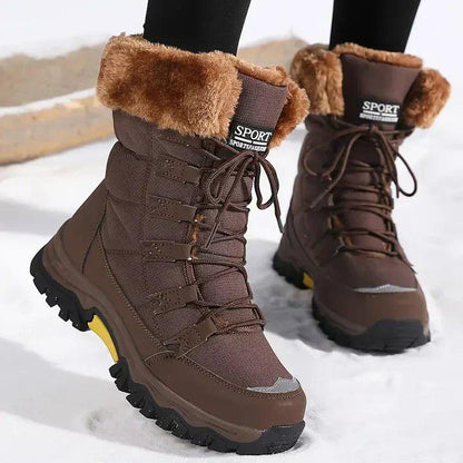 Women's Lace-Up Snow Boots