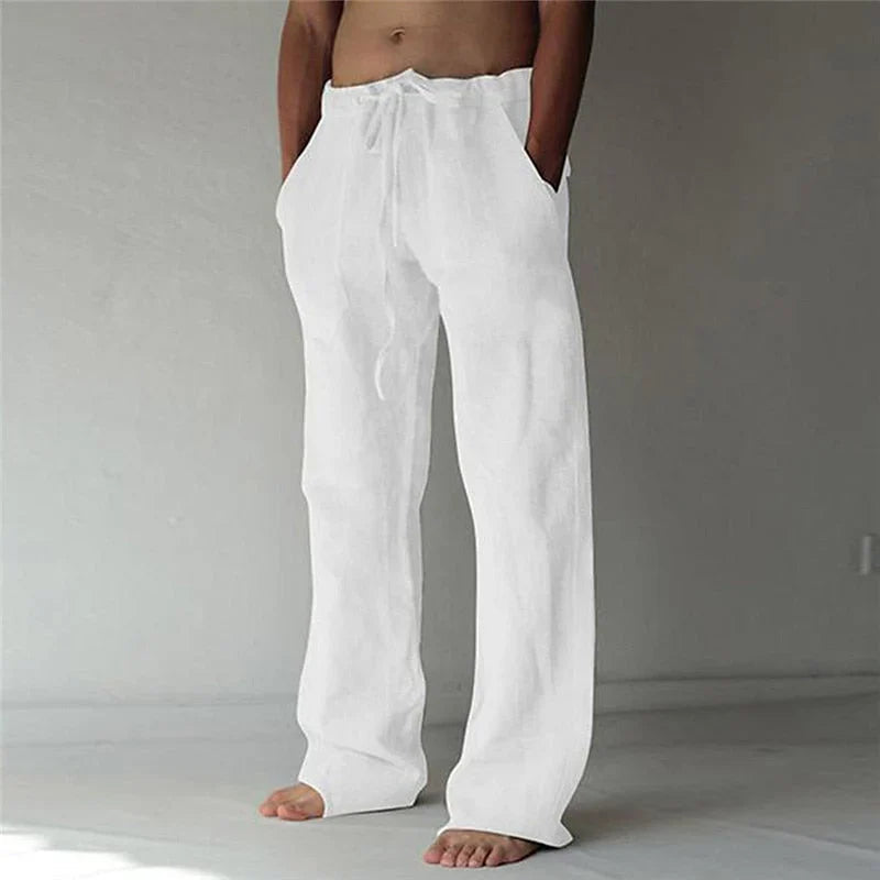 Men's Relaxed Fit Chino Drawstring Trousers - Vonnera