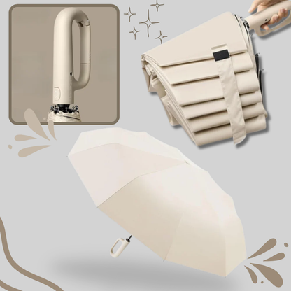 Automatic Lock Umbrella Windproof Waterproof Compact