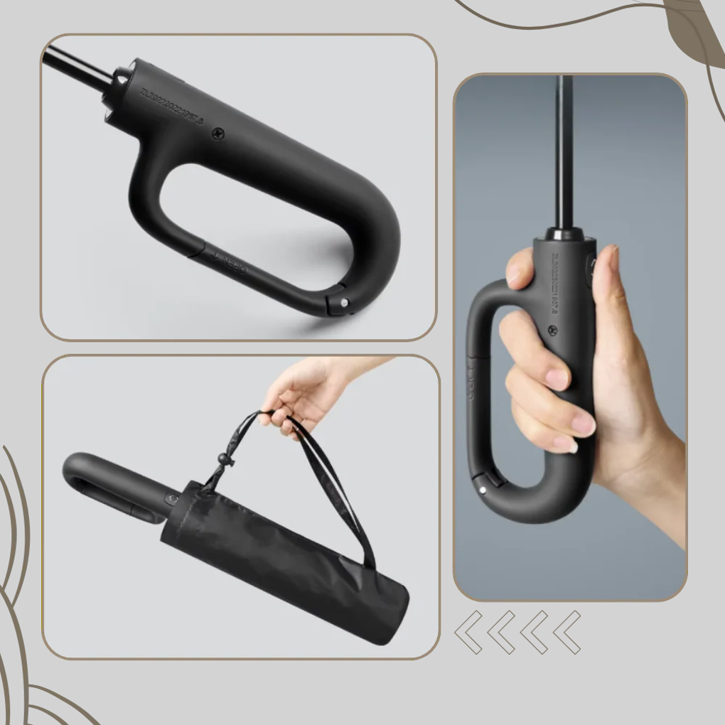 Automatic Lock Umbrella Waterproof Windproof Compact