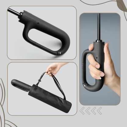 Automatic Lock Umbrella Waterproof Windproof Compact