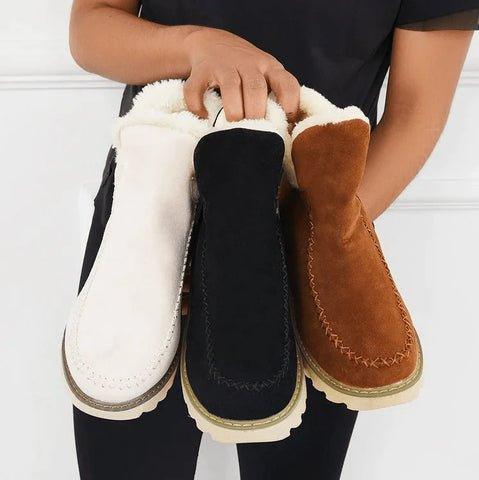 Women's Winter Boots Lined Slip-On