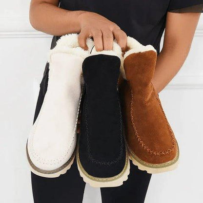 Women's Winter Boots Lined Slip-On
