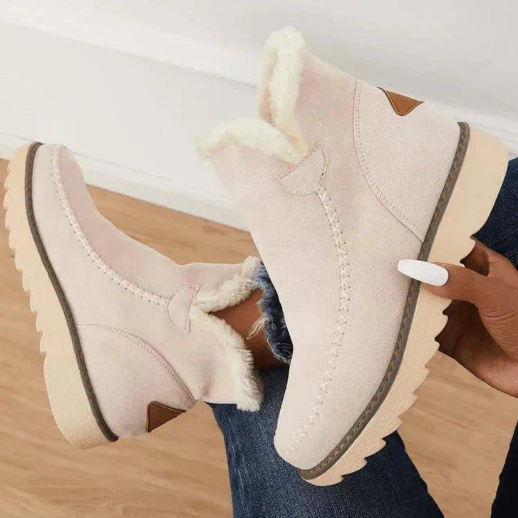 Women's Platform Boots Thick Sole