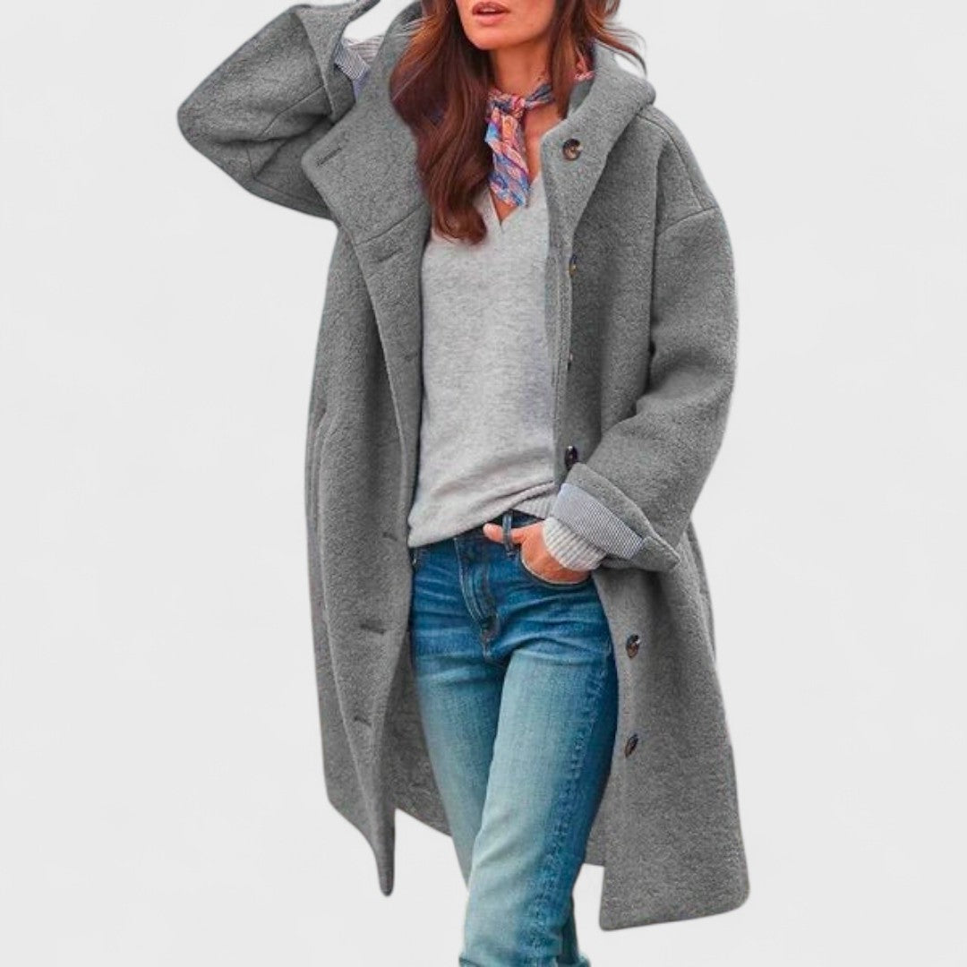 Women's Notched Collar Coat