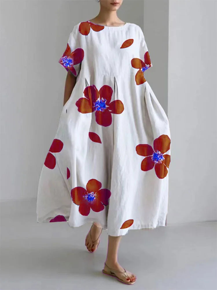 Women's Floral Summer Dress Soft Comfortable - Vonnera