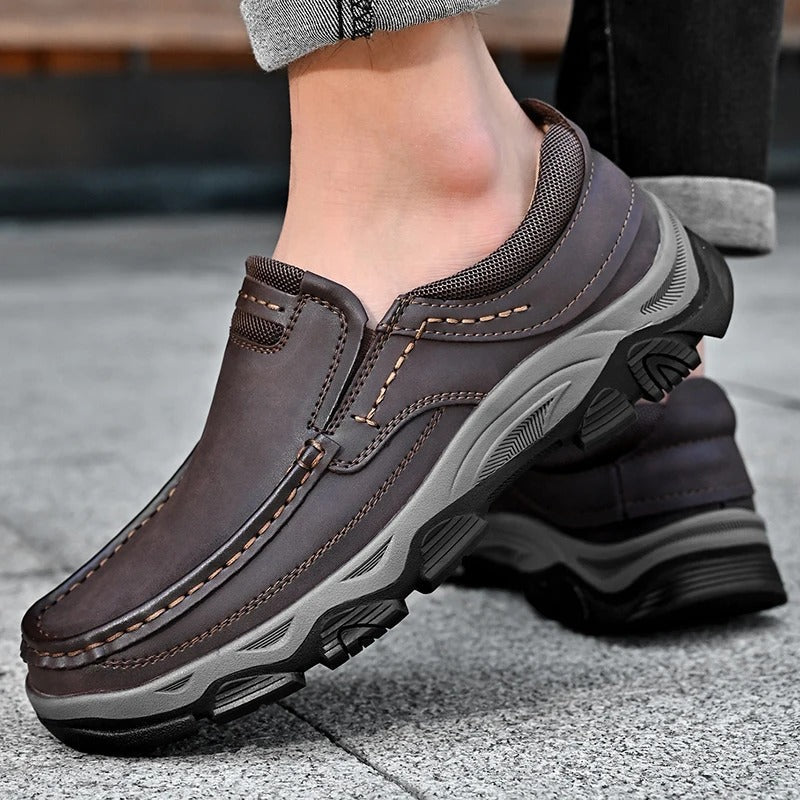 Men's Slip-On Loafers Casual Round Toe