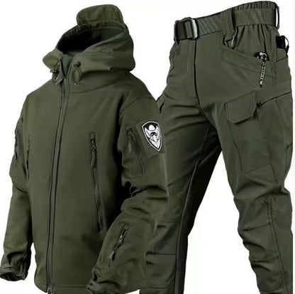 Men's 2-Piece Suit Multi Pocket Jacket And Pants
