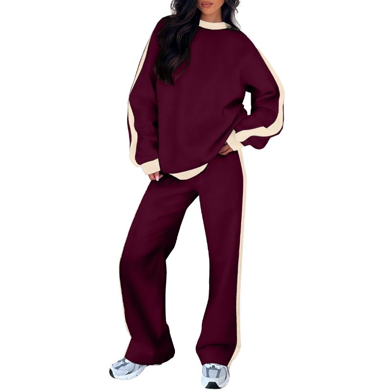 Women's Crew Neck Sweatshirt Set